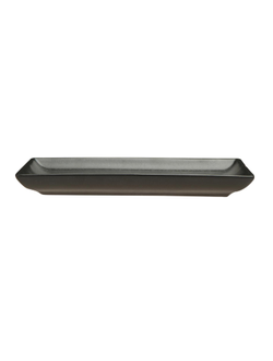 Блюдо прямоугольное 18*13 см фарфор цвет чёрный