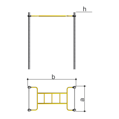 Спортивное оборудование рукоход Romana 204.05.00