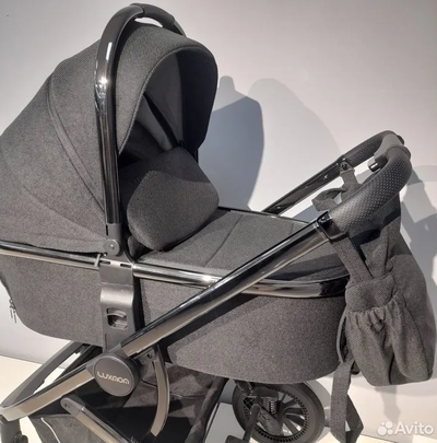 Детская коляска 3 в 1 Luxmom 770 Черный