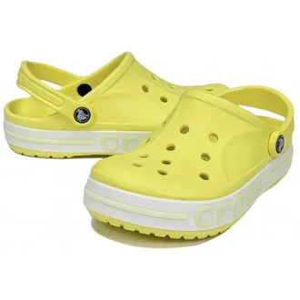 CROCS BAYABAND CLOG ЖЕЛТЫЕ С БЕЛЫМ