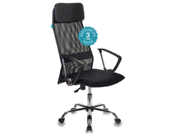 Кресло руководителя Бюрократ KB-6SL/B/TW-11 черный TW-01 TW-11 сетка