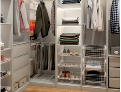 Оснащение гардероба и шкафов-купе серии SMART Белое GTV