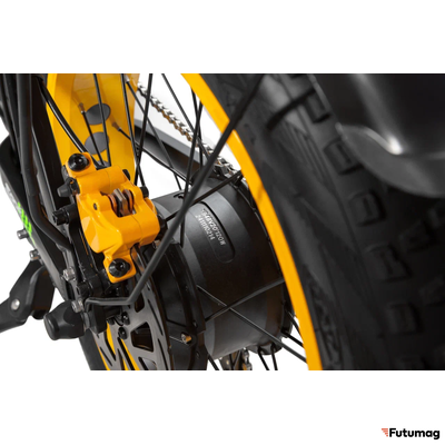 Электровелосипед Syccyba H2 (F11) DUAL 20AH желтый