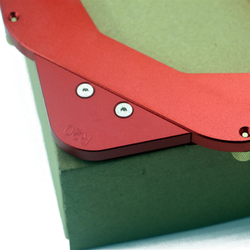 Шаблон для фрезеровки углов со сменными радиусами