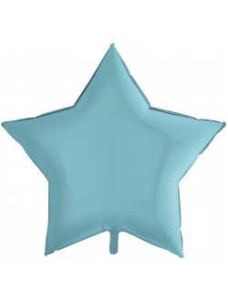 Шар Звезда, Светло-голубой пастель