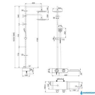 Смеситель для ванны Tropic LM7009C