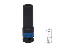 Головка торцевая ударная глубокая шестигранная 1/2", 14 мм KING TONY 443514M