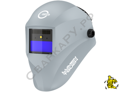 Маска сварщика "Хамелеон" Старт Lumen Touch 530L ClearLens 3/4-13DIN обзор 96x39мм светло-серая