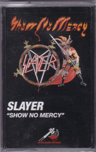 Slayer - Show No Mercy купить аудиокассету в интернет-магазине CD, LP и MC "Музыкальный прилавок"