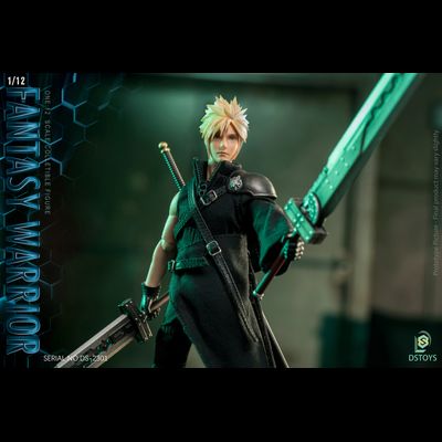 Клауд Страйф (Final Fantasy VII Remake) - КОЛЛЕКЦИОННАЯ ФИГУРКА 1/12 Fantasy Warrior Cloud Piece (DS-2301) - DSTOYS