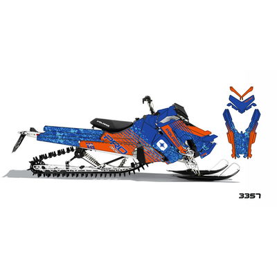 Наклейки на снегоход  Polaris Axys 2016 2017 2018 2019 #3357