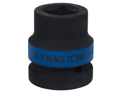 Головка торцевая ударная четырехгранная 1", 21 мм, футорочная KING TONY 851421M