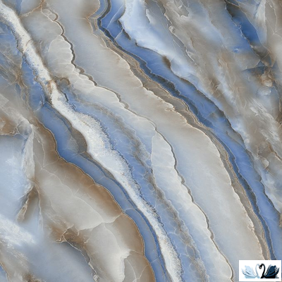 Керамогранит NB CERAMIC Portofino Dark Blue P1154 60 х 60 см серо - синий полированный