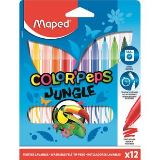 Фломастеры Maped Jungle 12 цв 845420