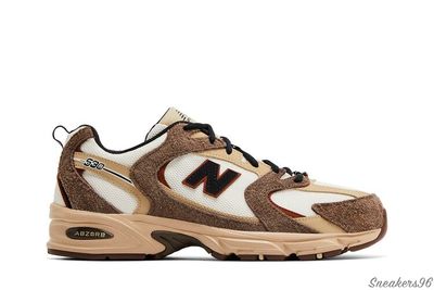 New Balance 530 Dark Mushroom Lncense/Бежевые Мужские (41-45)