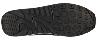 Nike Air Max 90 темно-синие с белым с мехом