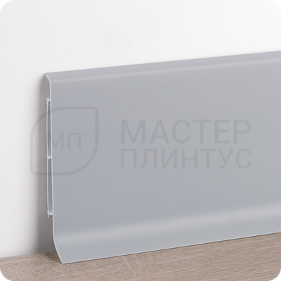 Плинтус VILO Linela 413 Светло-серый с мягким краем - стильное решение для вашего интерьера