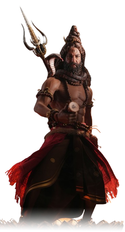 Индийский бог Шива (золотой) - Коллекционная фигурка 1/6 Shiva The Destroyer Golden (PL2023-221A) - TBLeague