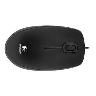 Мышь компьютерная Logitech B100 Optical Mouse USB (910-003357)