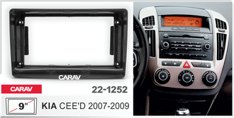 Переходная рамка CARAV 22-1252, RKIA-FC376  KIA CEED 2007-2009