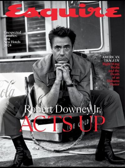 Esquire US Magazine May 2024 Robert Downey Jr. Cover Мужские иностранные журналы, Intpressshop