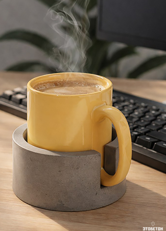 Бетонная основа для вашего кофе-брейка. Подставка, которая думает о последствиях.