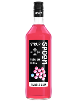 Сироп Spoom Баббл гам, 1 л (для кофе, коктейлей и десертов)