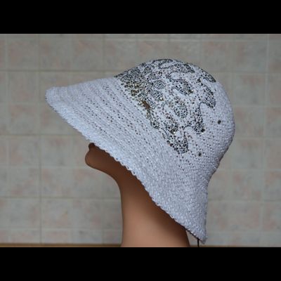 шляпа с украшениями летняя купить
