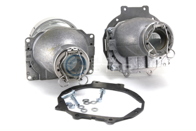 Комплект Hella R моно H7 с рамками для замены штатных ксеноновых / галогенных линз автомобиля Mitsubishi Pajero 4 (2006 - 2014)