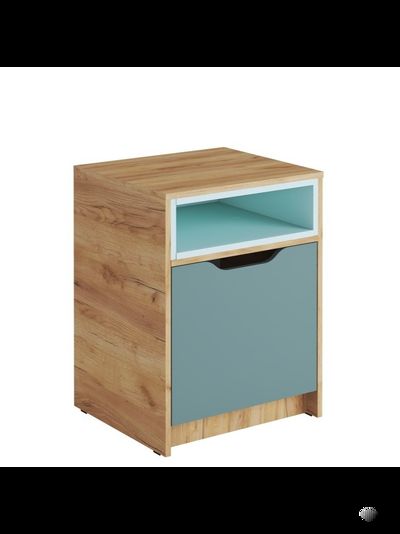 Rich Тумба ТМ-001 Дуб Крафт золотой - Мята/Сумеречный голубой