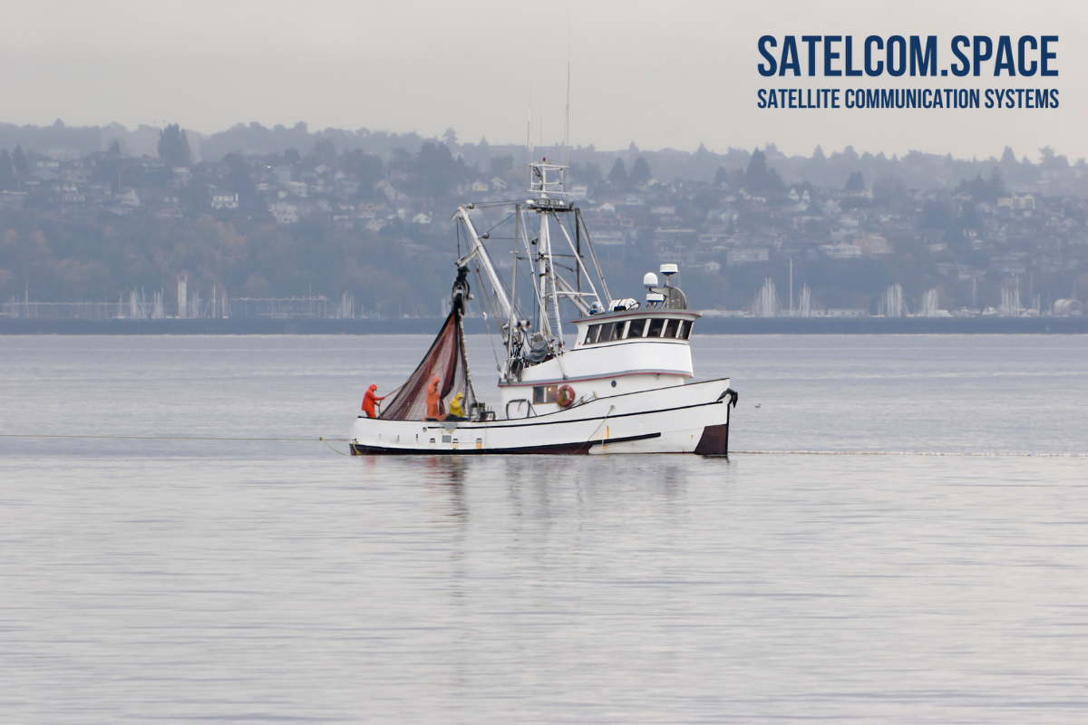 Спутниковый интернет для рыболовных судов