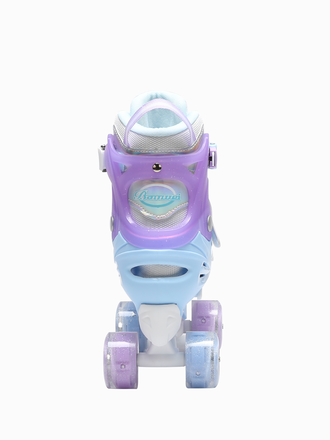 Квады детские раздвижные Banwei Butterfly Lilac (светящиеся колёса)