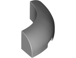 Brick, Round Corner 3 x 3 x 1 without Studs, Light Bluish Gray (65617 / 6294038)