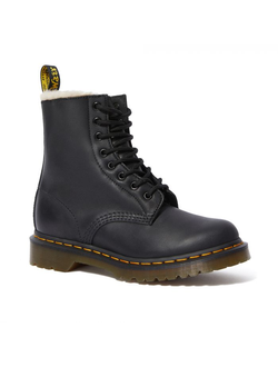 Ботинки Dr. Martens 1460 Serena черные с мехом (36-46) в Красноярске