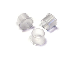 Капсы для пигмента пластик (с подставкой), 100шт