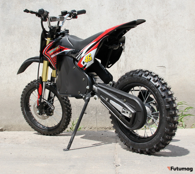 Электромотоцикл GreenCamel Питбайк DB500, 48V 1500W R14/R12 красный