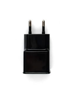 Зарядное устройство сетевое, 2 USB, Cablexpert, черный, MP3A-PC-12