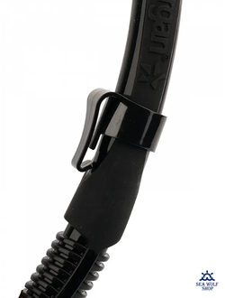 Маска с трубкой Sargan "БАТТЕРФЛЯЙ-М" черно-ярко синий