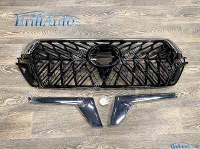 Решетка радиатора Toyota Land Cruiser 200 2015-2021 TRD хром