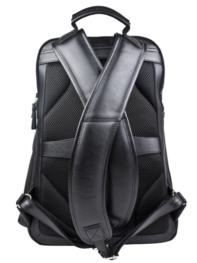 Кожаный рюкзак Bertario Premium black (арт. 3102-51)