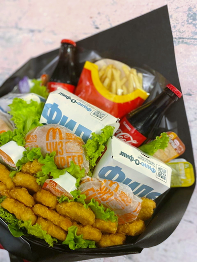 Букет из бургеров