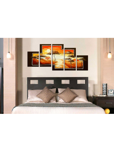 Модульная картина "Дорога к солнцу"