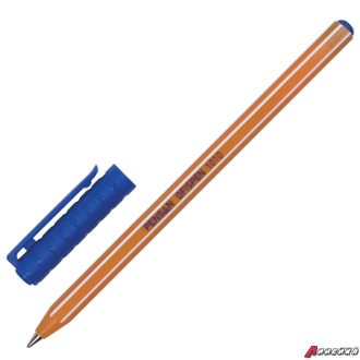 Ручка шариковая масляная PENSAN Officepen 1010, СИНЯЯ, корпус оранжевый, 1 мм, линия 0,8 мм. 143231
