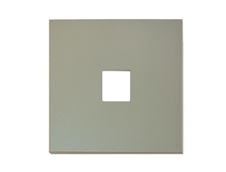 Лицевая панель для одиночной информационной розетки, платина Rikett - 35441 PL