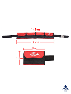 Ремень Keep Diving для дайвинга с карманами под груза