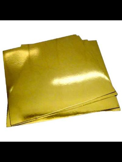 Подложка для торта 300*300 мм (золото/жемчуг), 1,5 мм