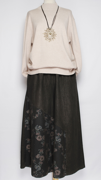 Джемпер "ГЛАДКИЙ С ДЛИННЫМ РУКАВОМ " 7811\07  оливковый, песок, бежевый, св.бежевый, какао р.52-56