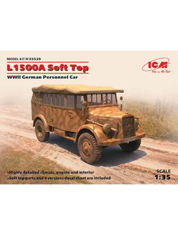 35529 L1500A Soft Top, WWII German Personnel Car