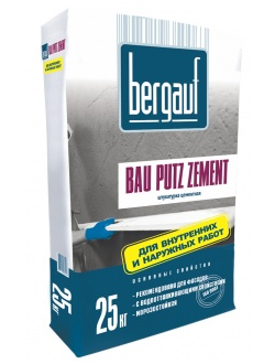 Bergauf Bau Putz Zement- Штукатурка фасадная, 25кг.