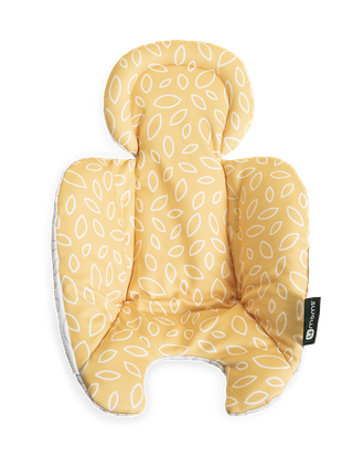 Кресло-качалка 4moms mamaRoo New серебро + вкладыш Yellow Cool Mesh